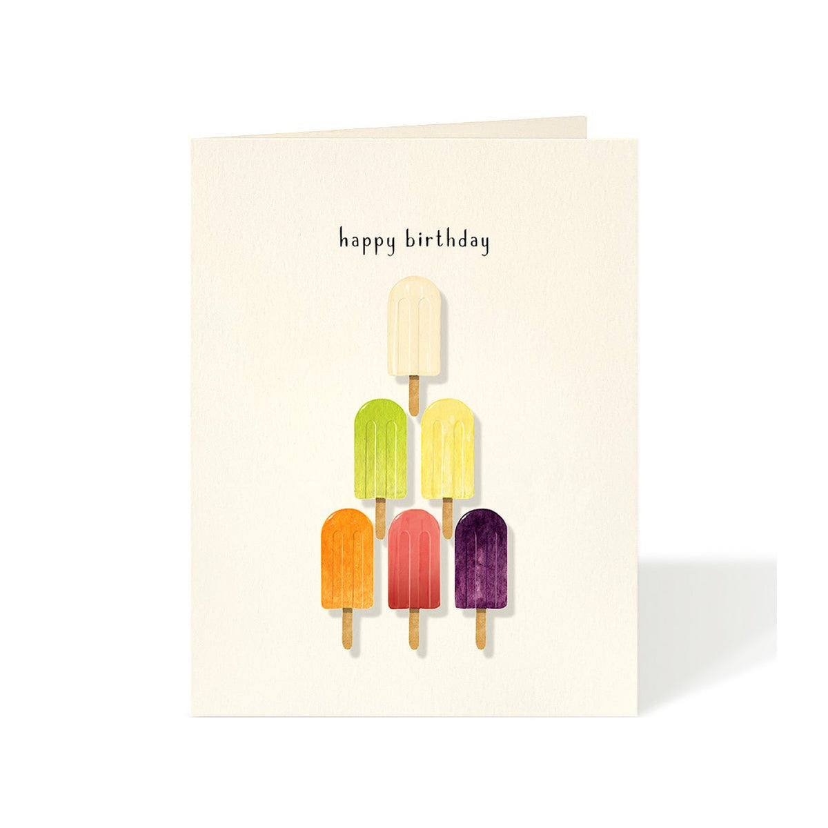 Rainbow Pops Birthday Card