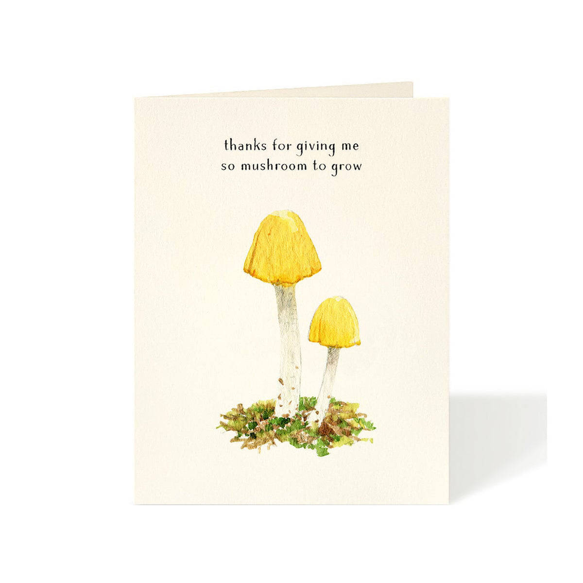So Mushroom To Grow Thank You Card