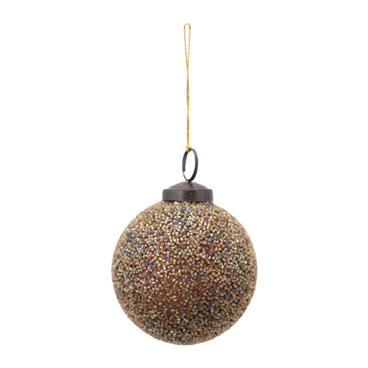 Ornament with Iridescent Beads, 3 Sizes
