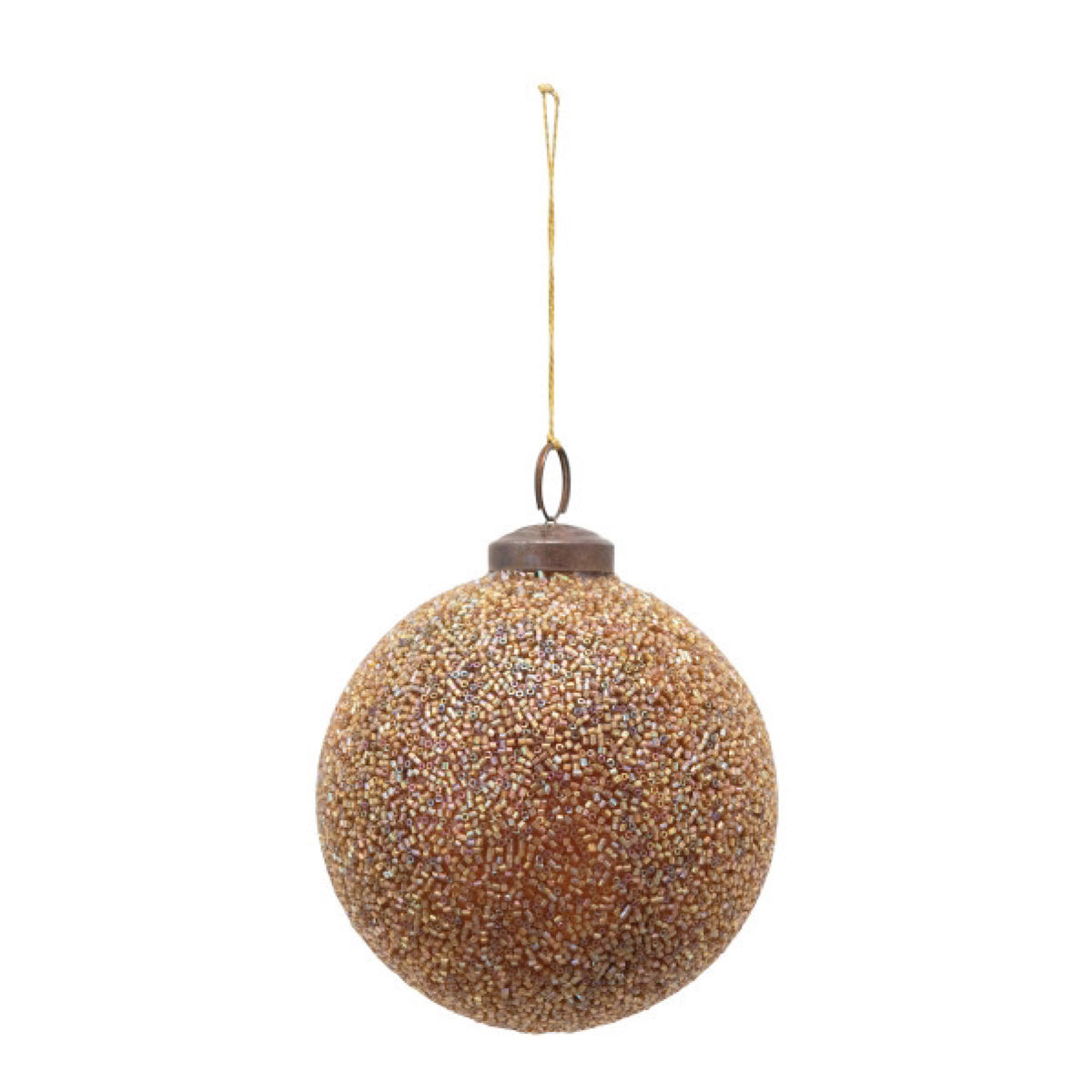 Ornament with Iridescent Beads, 3 Sizes
