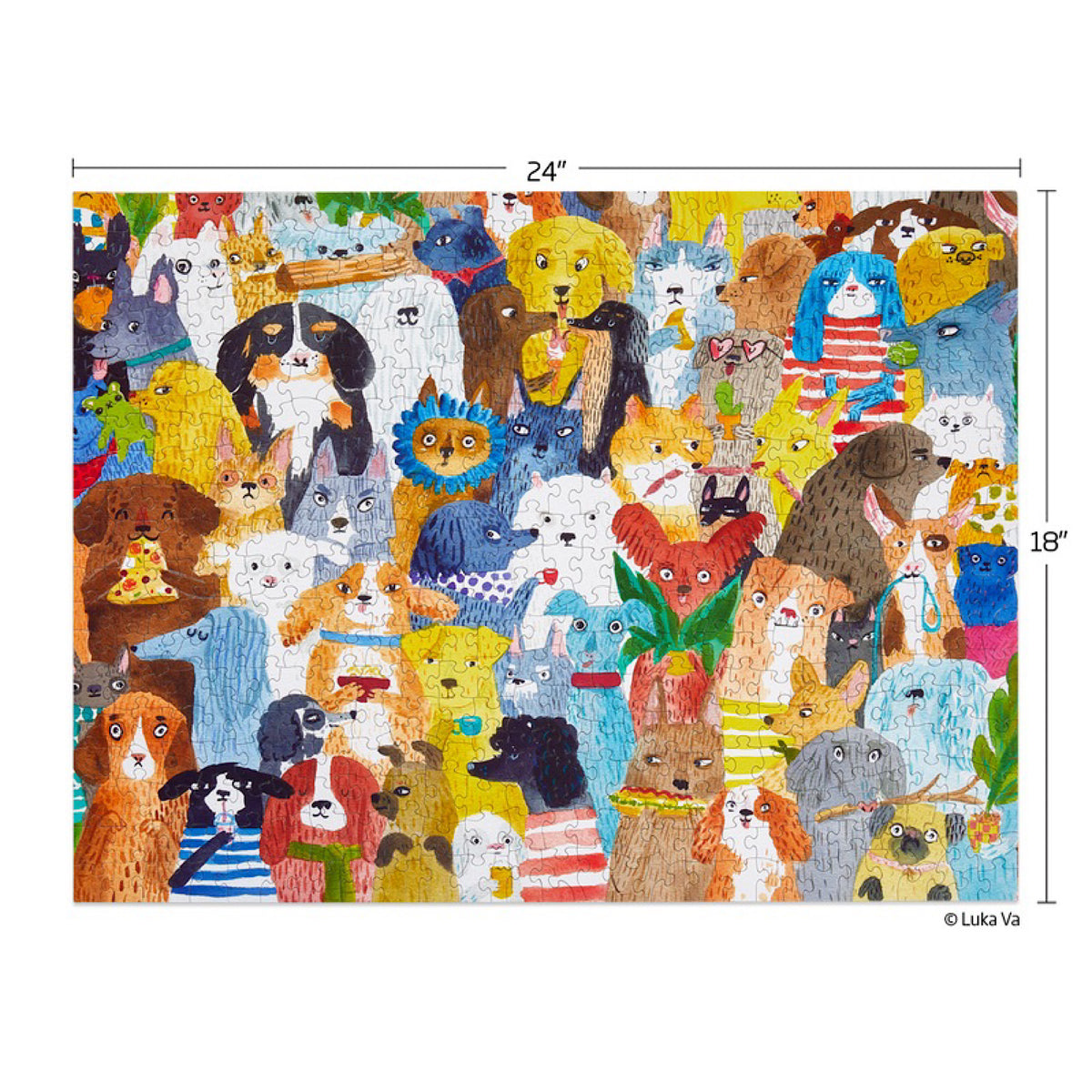 Doggie Day Care 500 Piece Jigsaw Puzzle