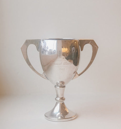 Antique Silver-Plate Trophy, Small