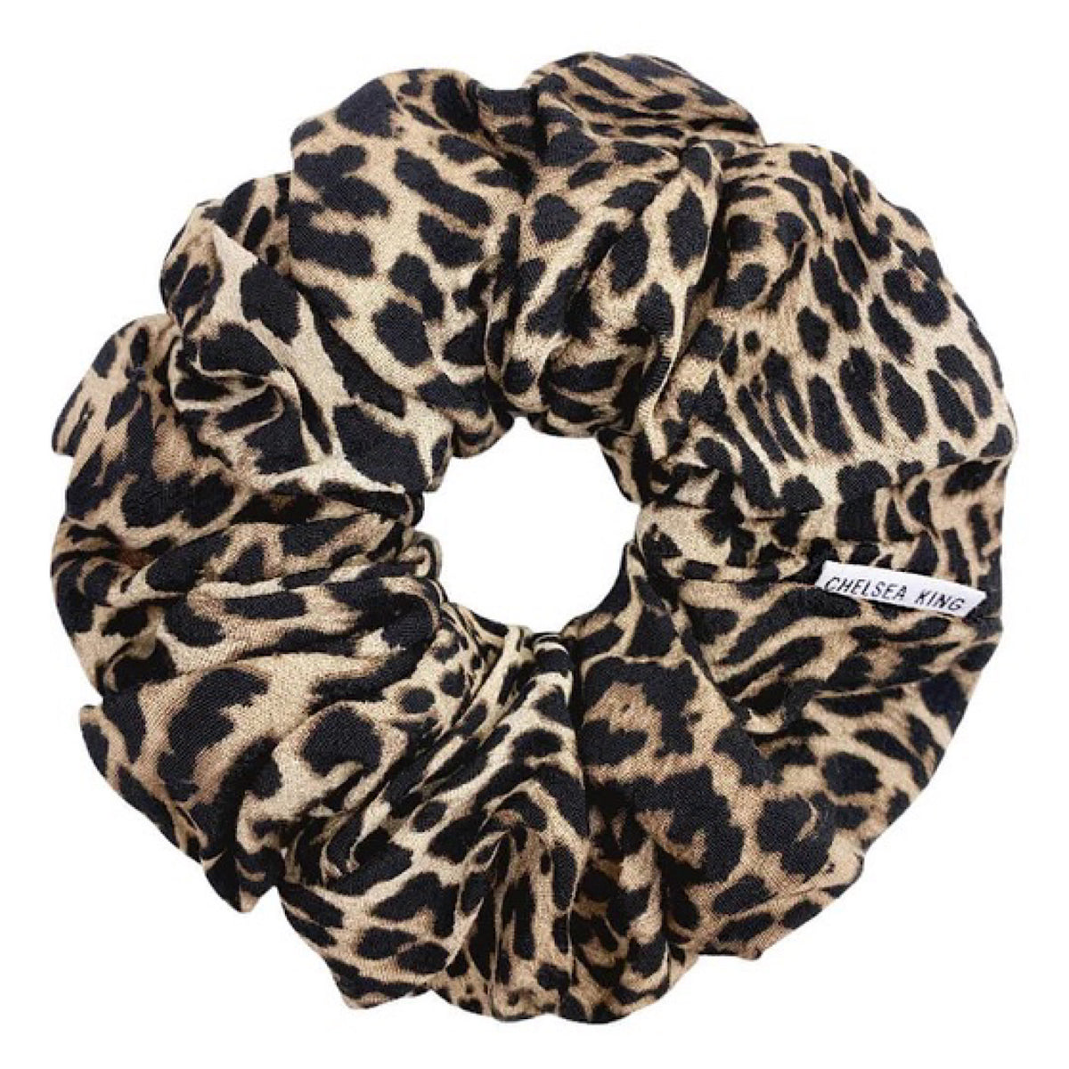 Leopard Scrunchie, Oversized