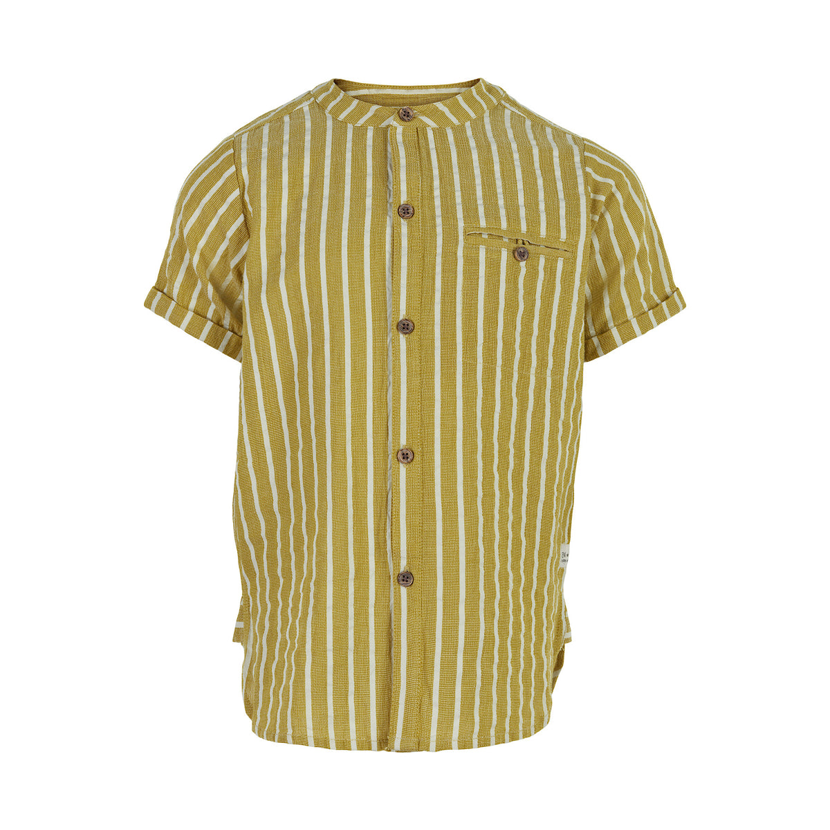 Striped Button Up Tee
