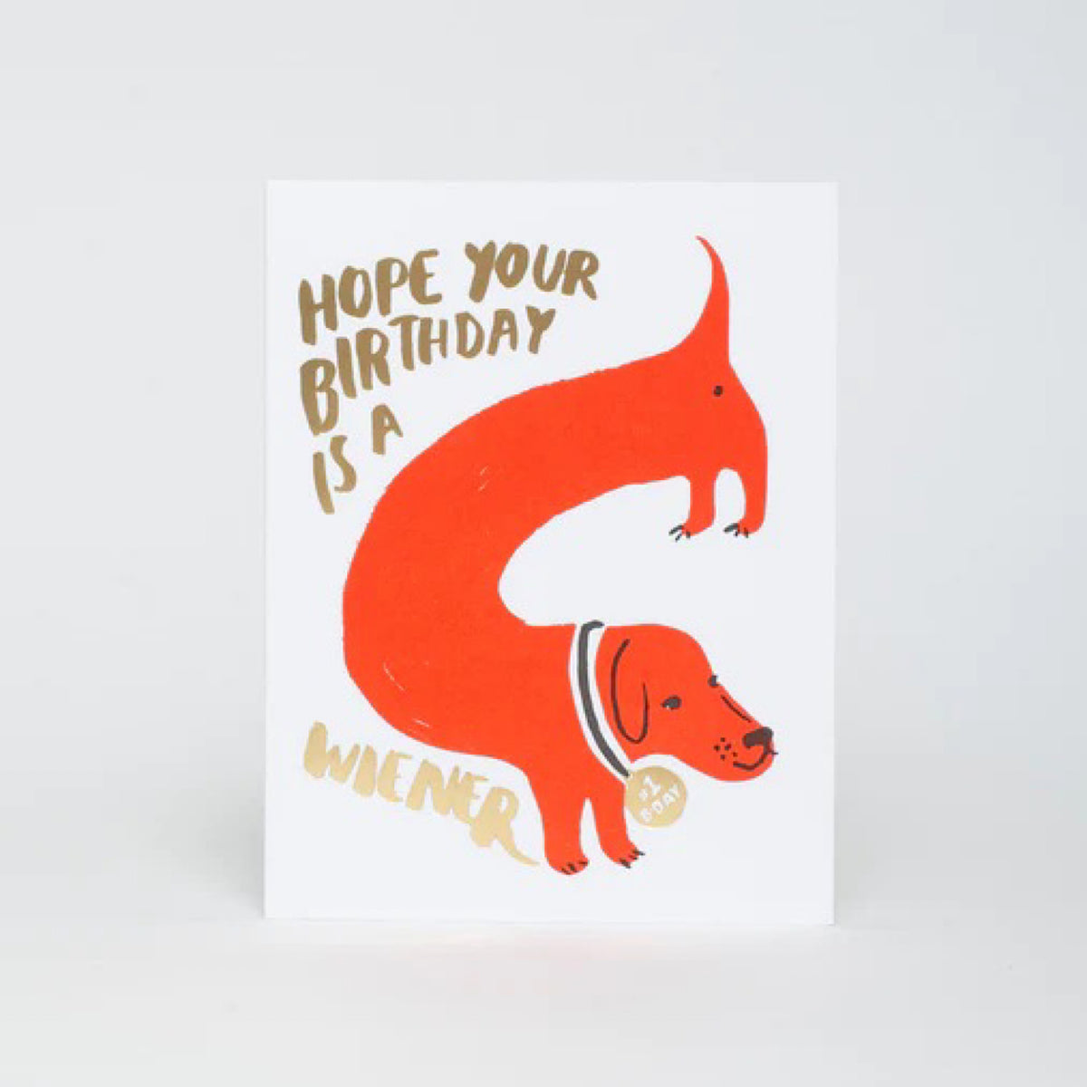 Wiener Birthday Card