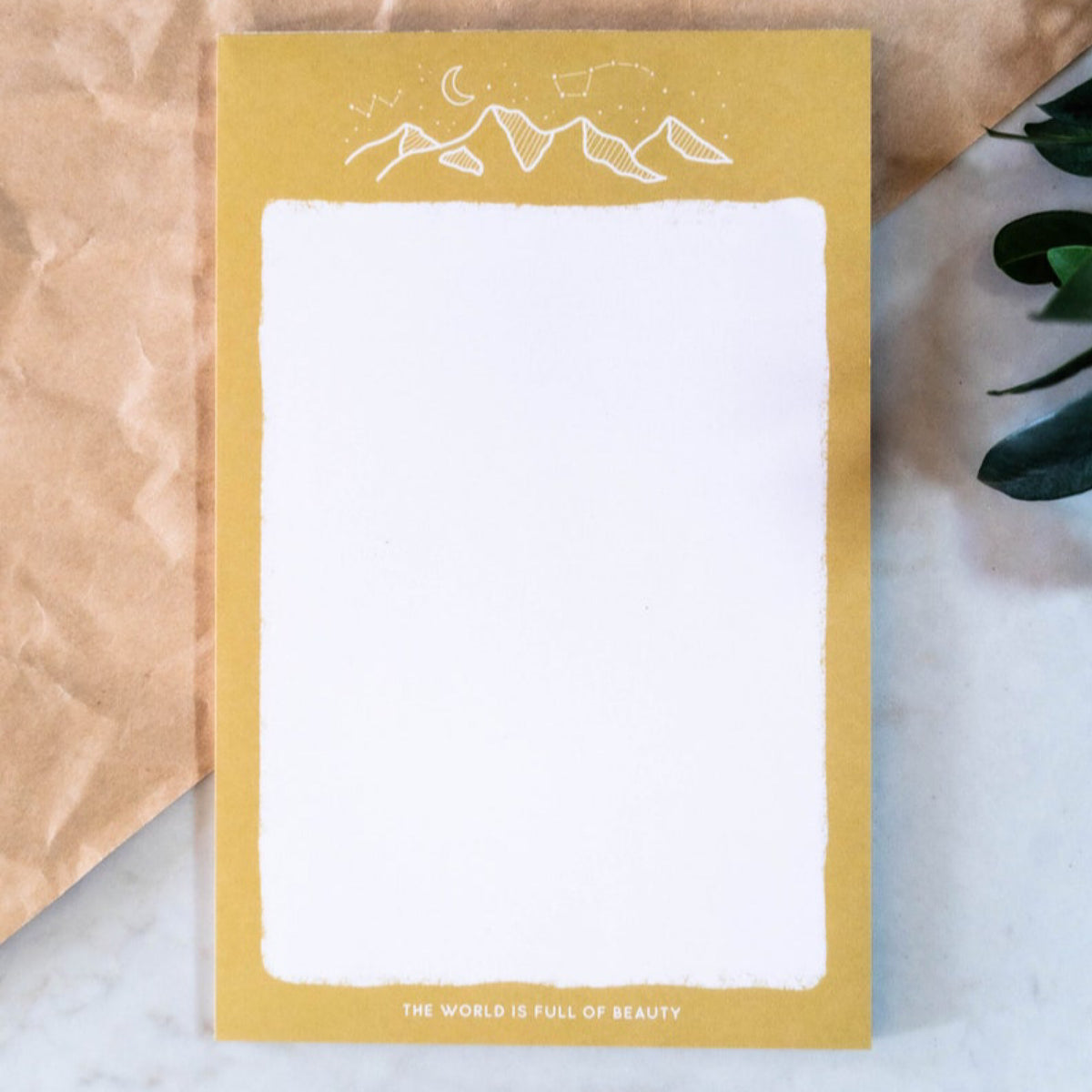 Mountains and Stars Notepad