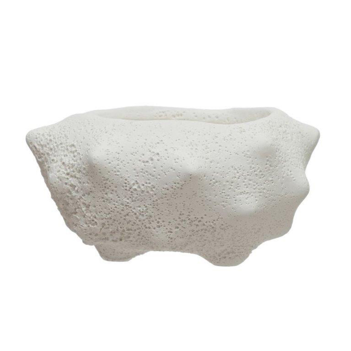 Terra-cotta Vase, White