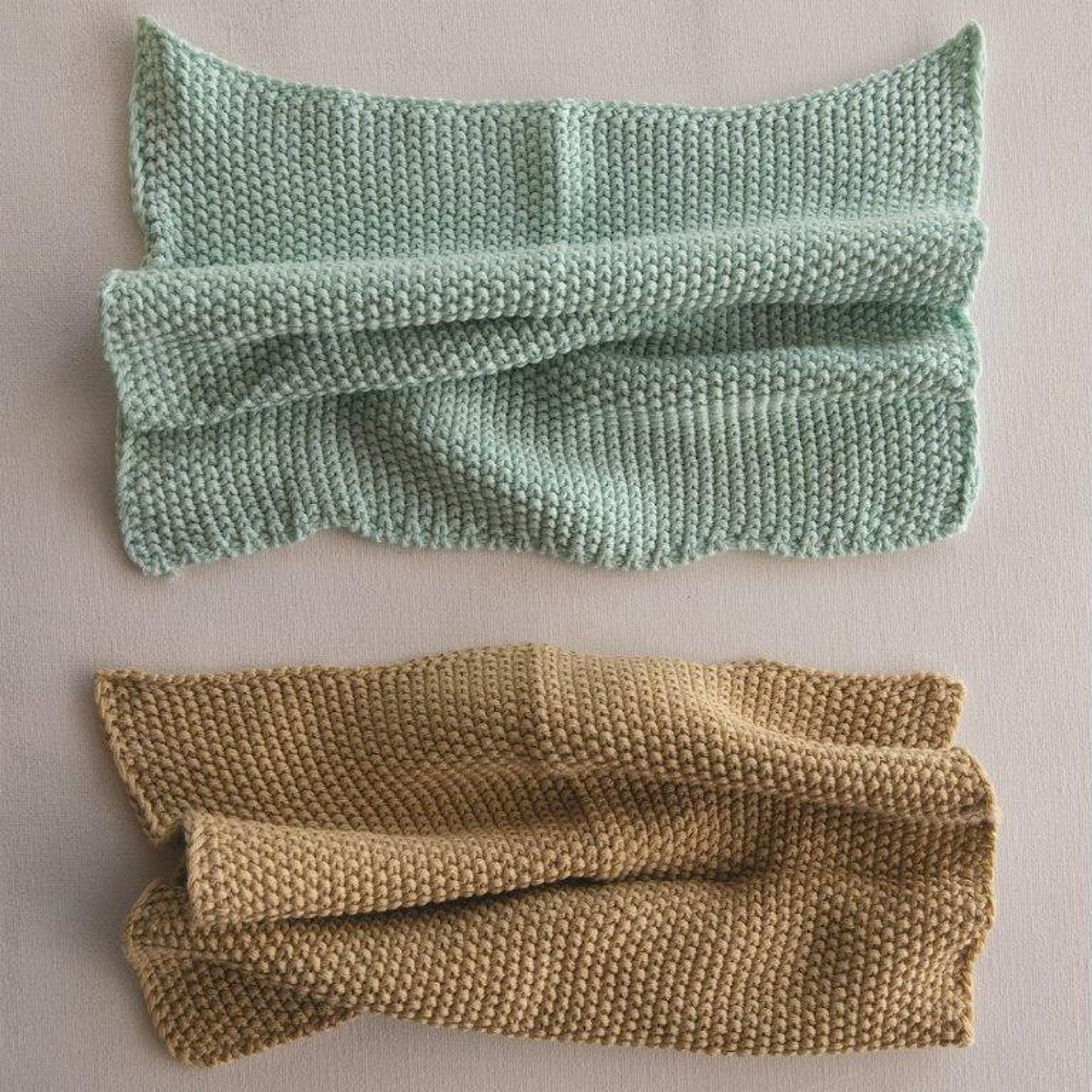 Cotton Knit Dish Cloths, Set of 2
