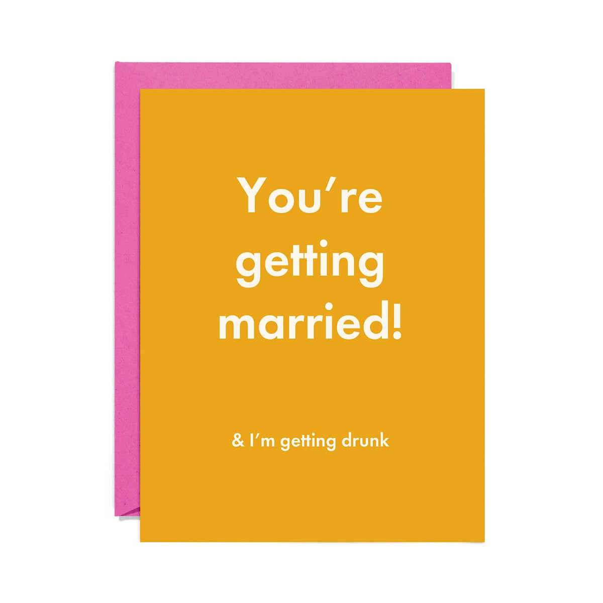 Married &amp; Drunk Card