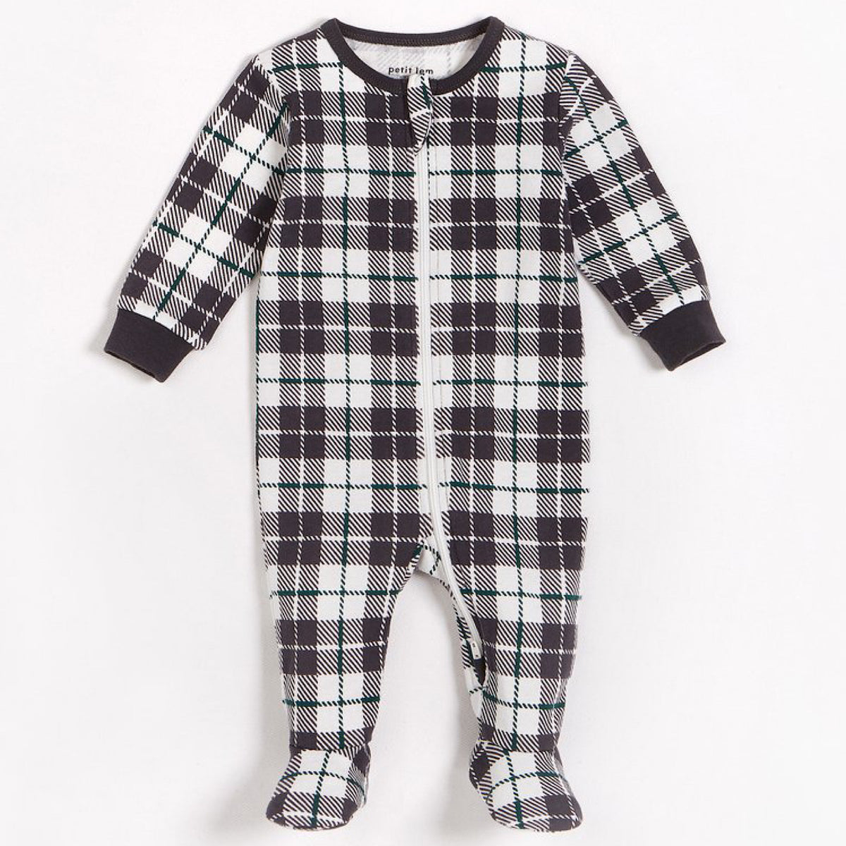 Forest Plaid Footed Sleeper