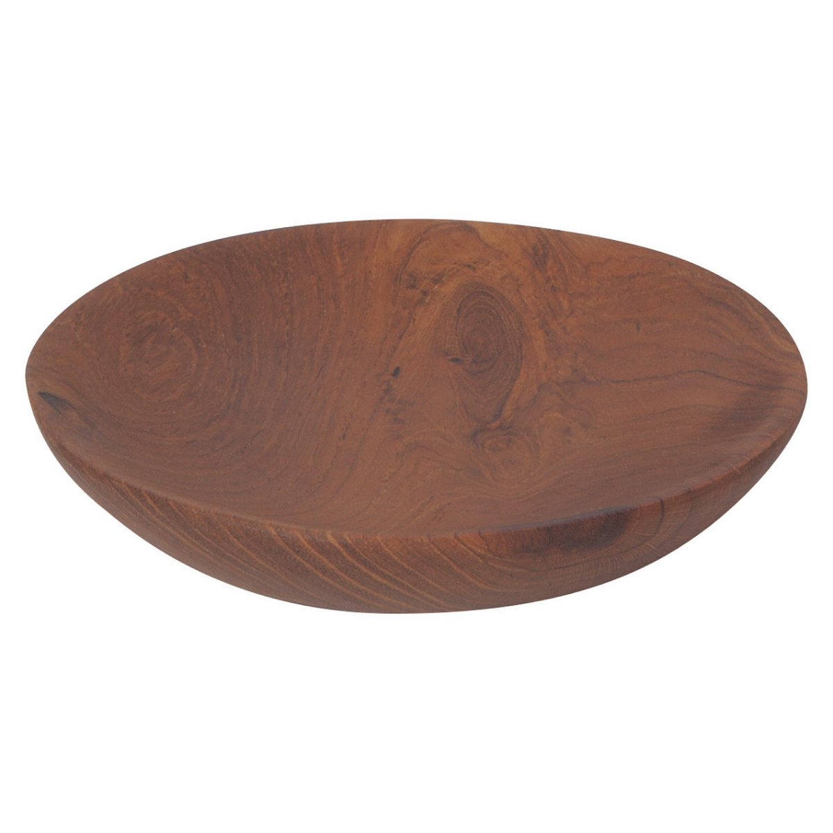 Small Teak Wood Round Plate
