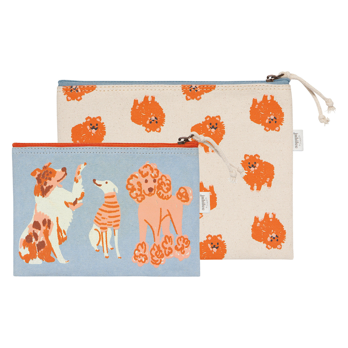 Puppos Zip Pouch, Set of 2