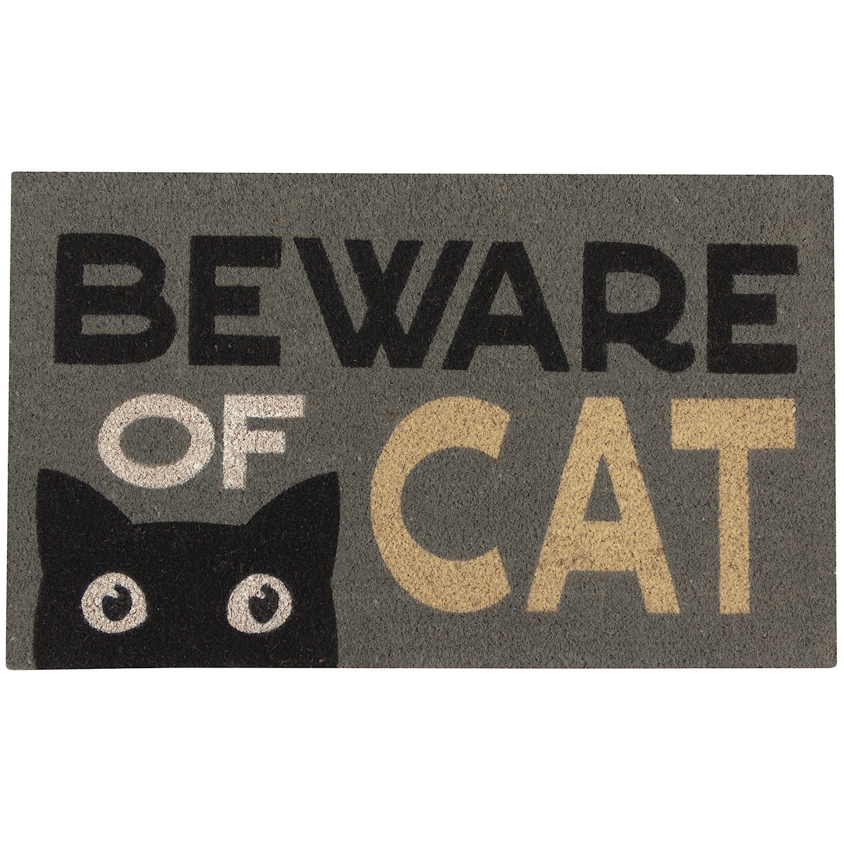 Beware of Cat Doormat