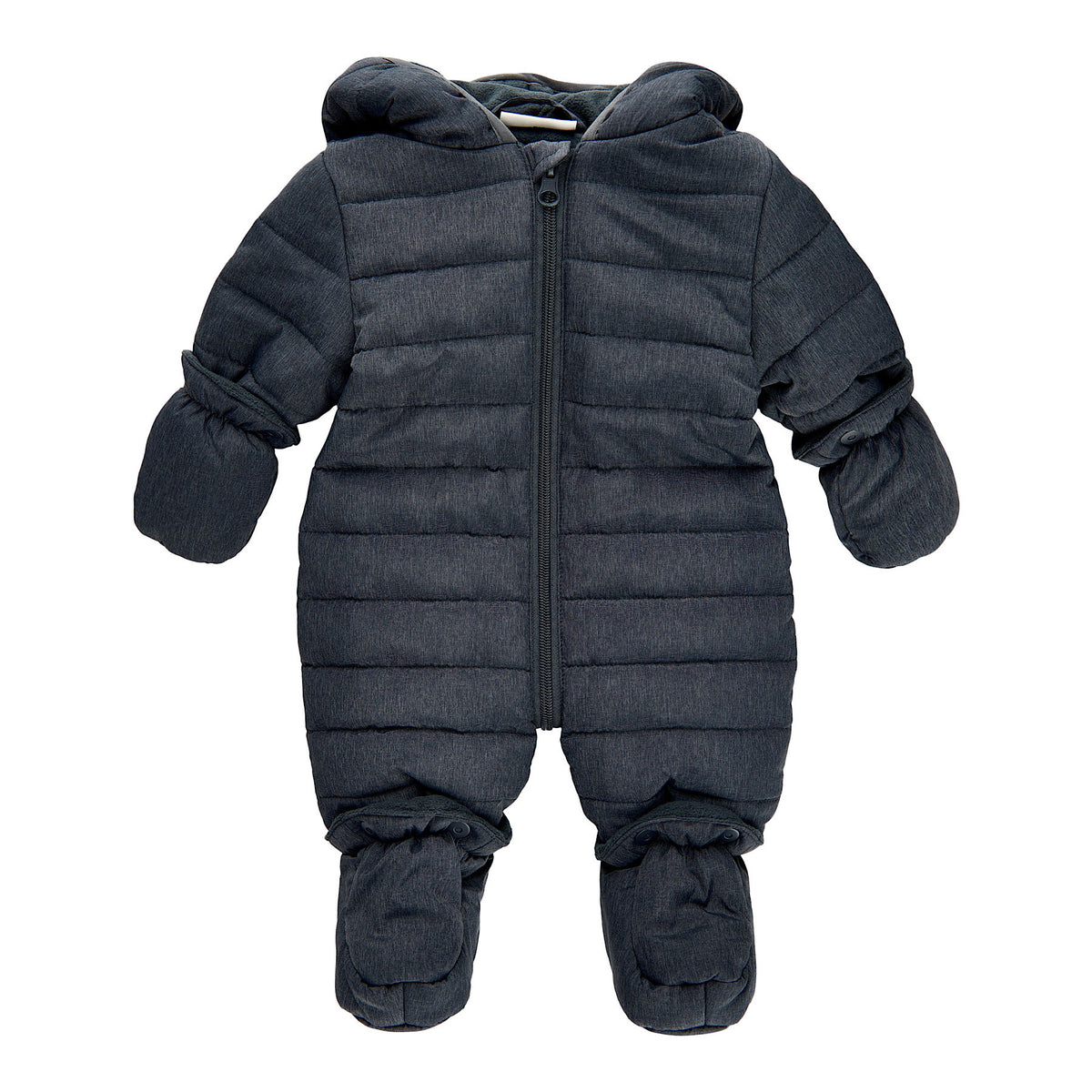 Wholesuit with Mittens and Booties, Ebony