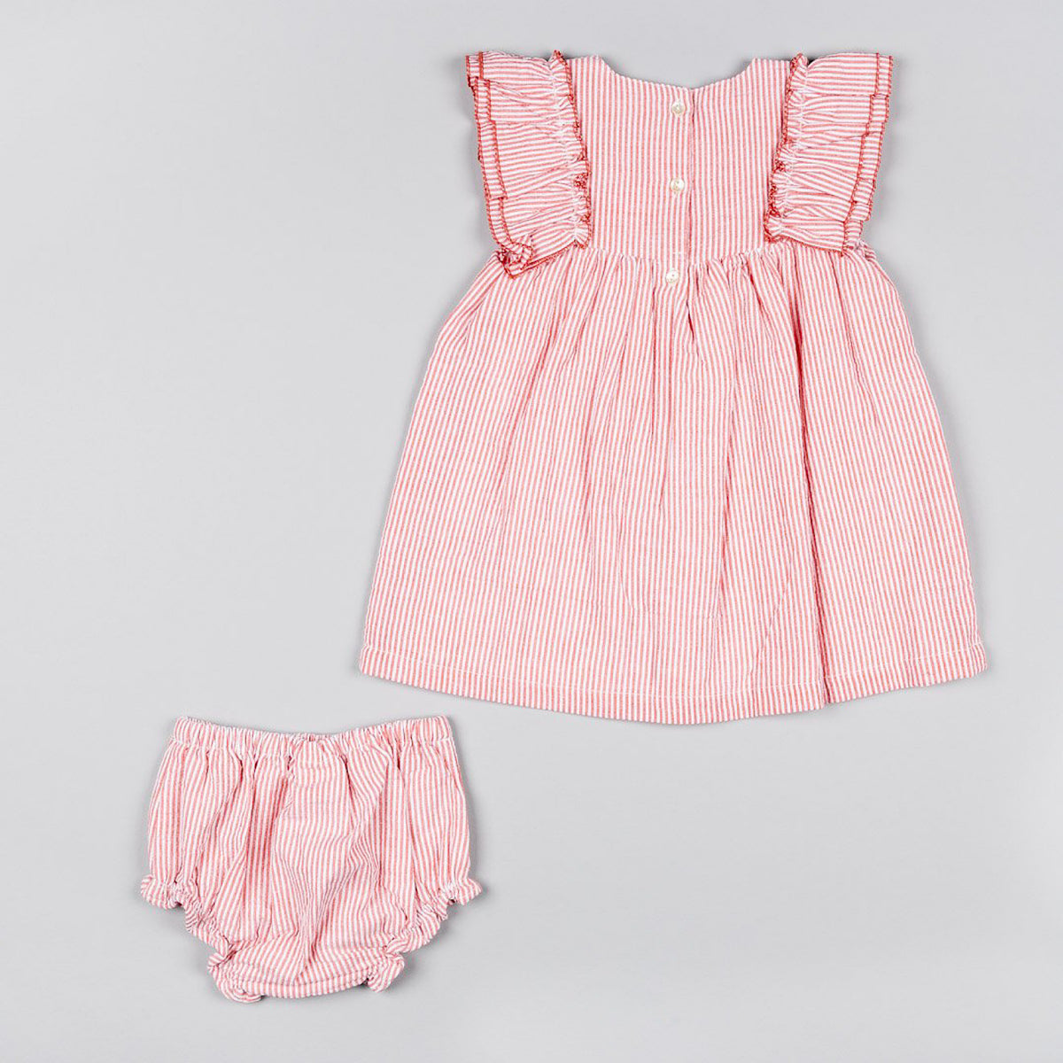 Pink Stripe Tank with Matching Bloomers, 2 Pieces