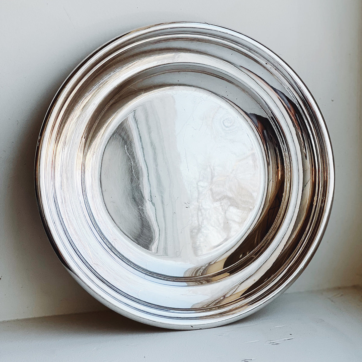 Antique Silver Plate Dish