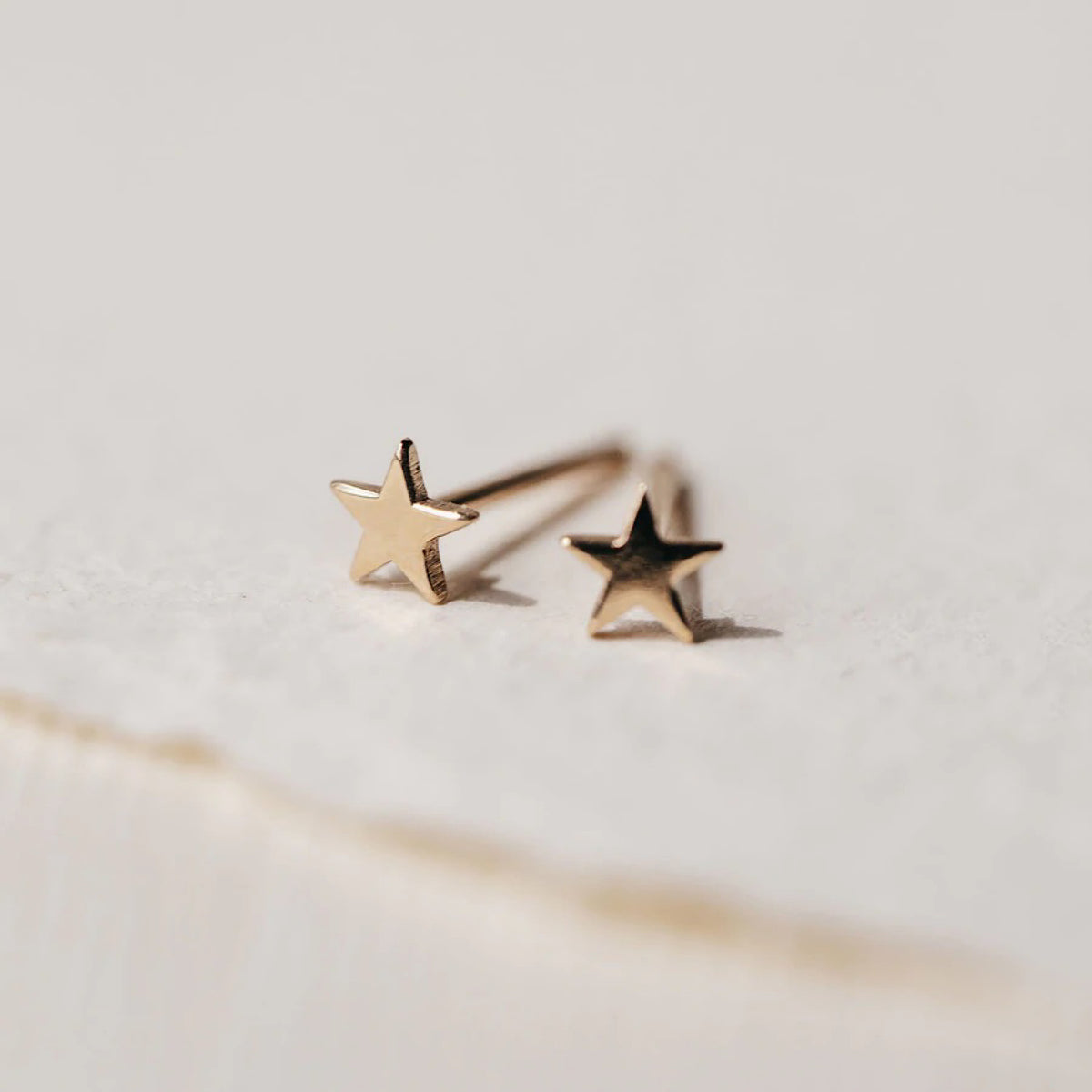 Everyday Little Stella Star Earrings, 14k