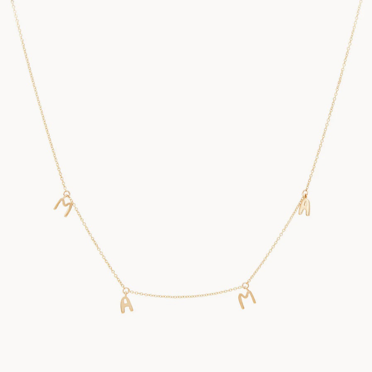 The Mama Necklace, 14k
