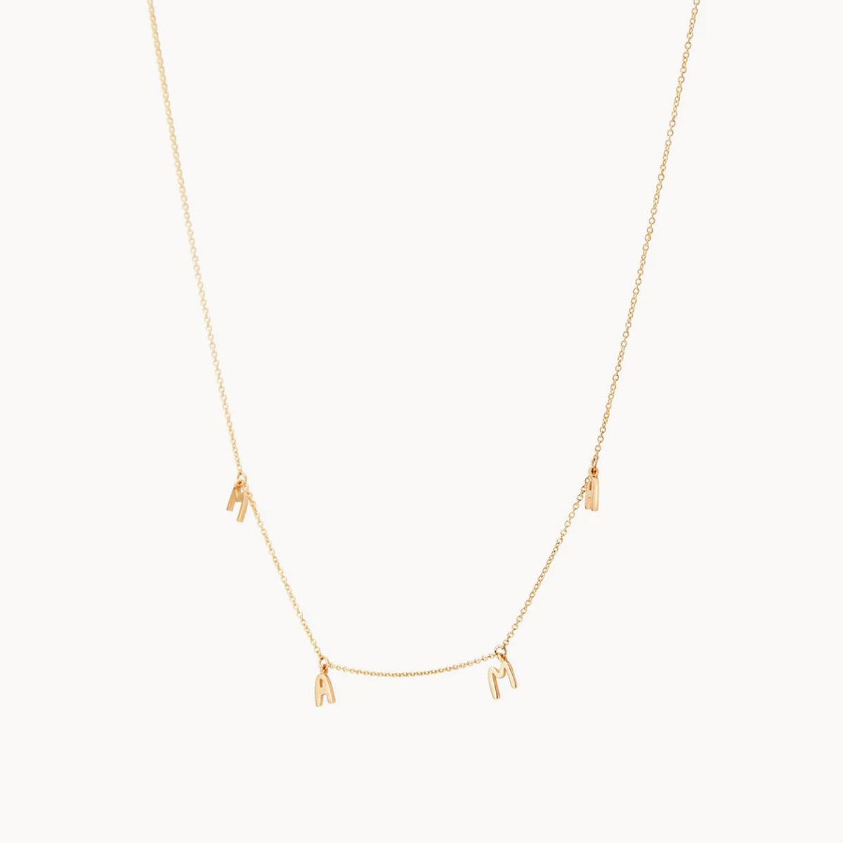 The Mama Necklace, 14k