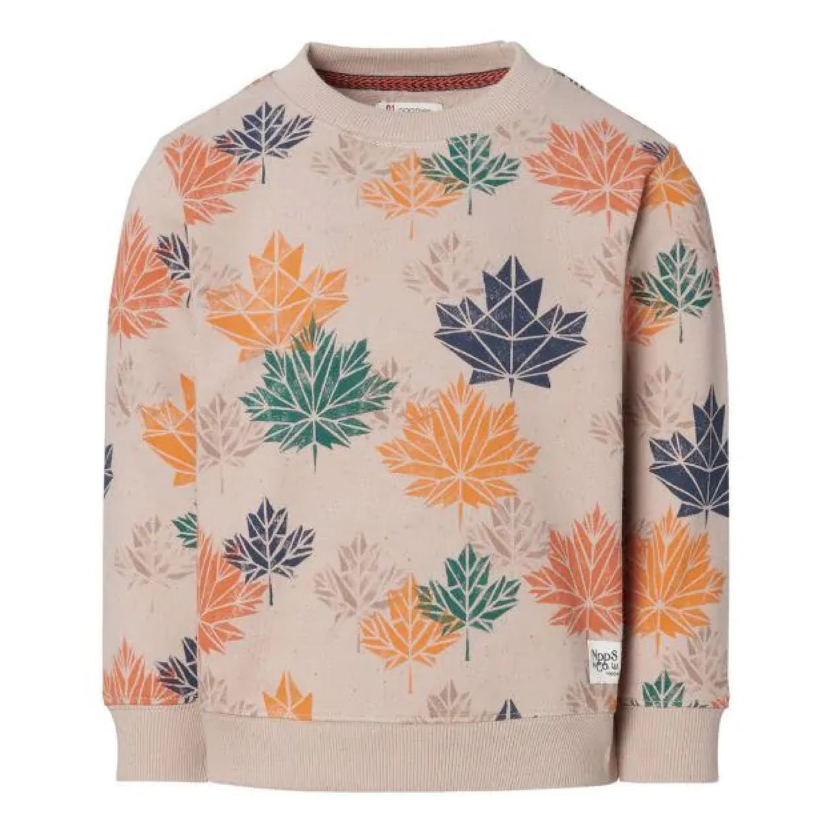 Leaf Print Sweatshirt