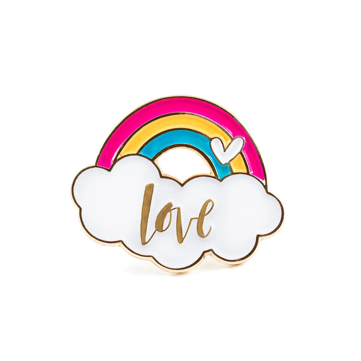 Rainbow Love Pin