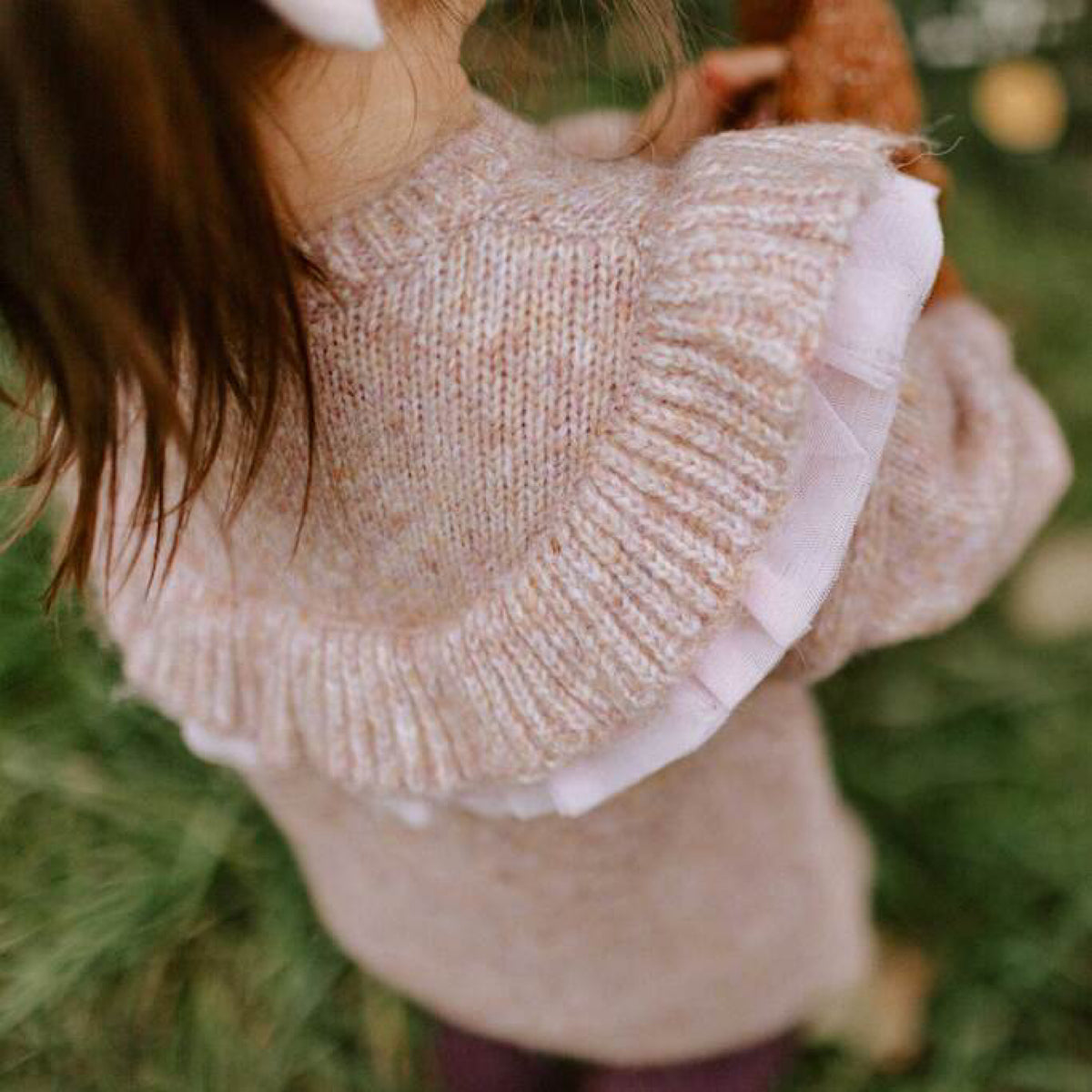 Pale Pink Knit Dress