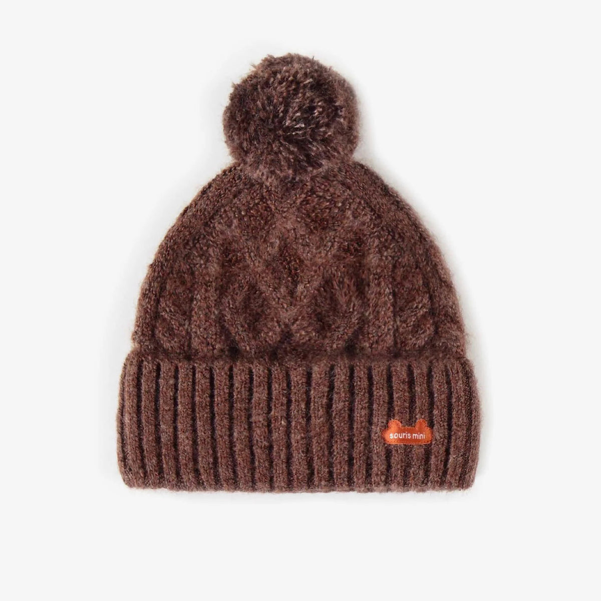 Brown Knitted Toque