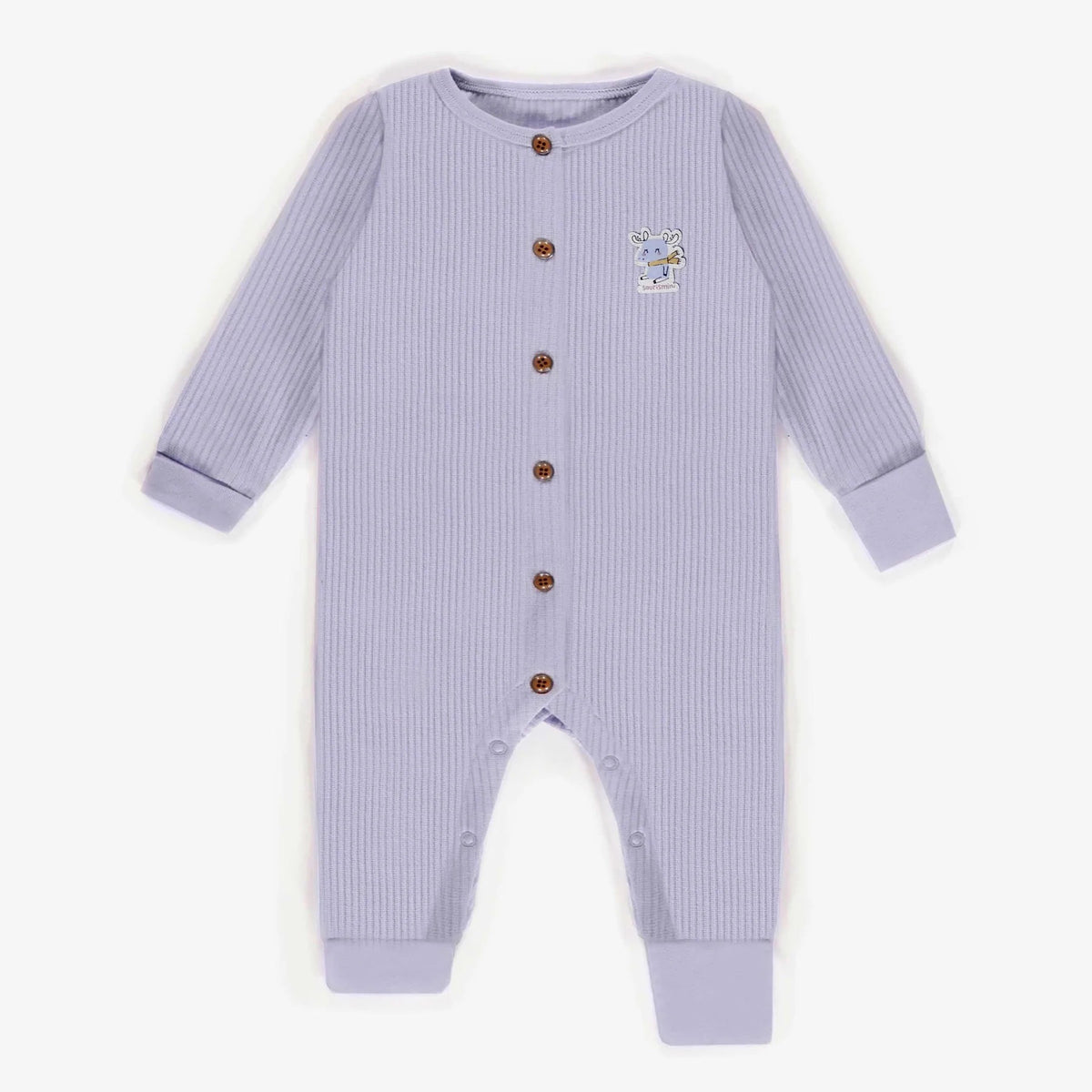 Purple Adjustable Cotton Pyjamas