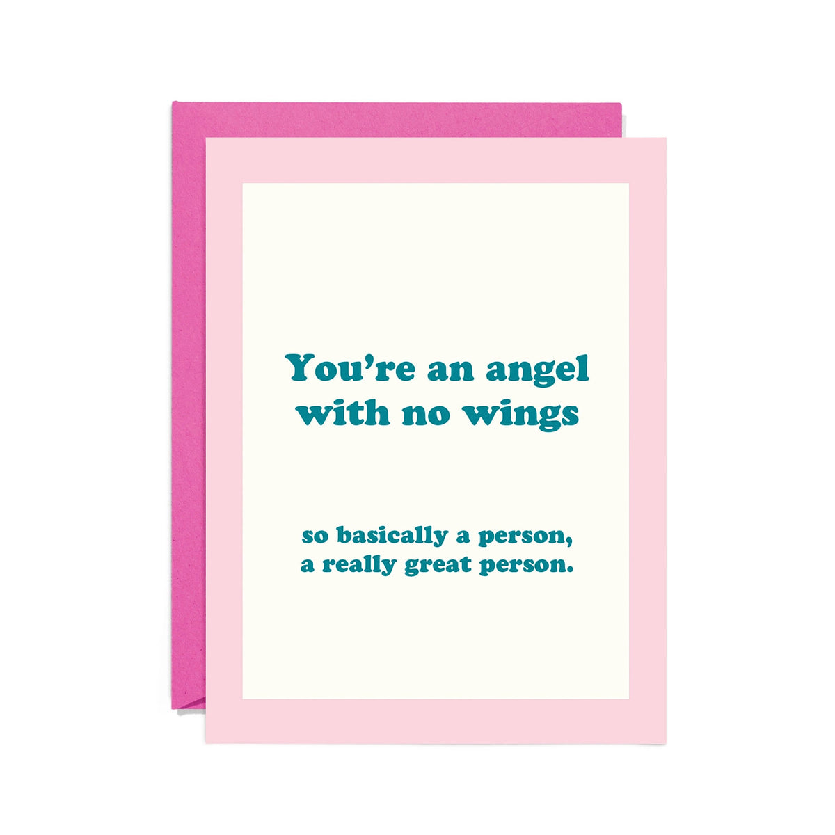 Angel with No Wings Card