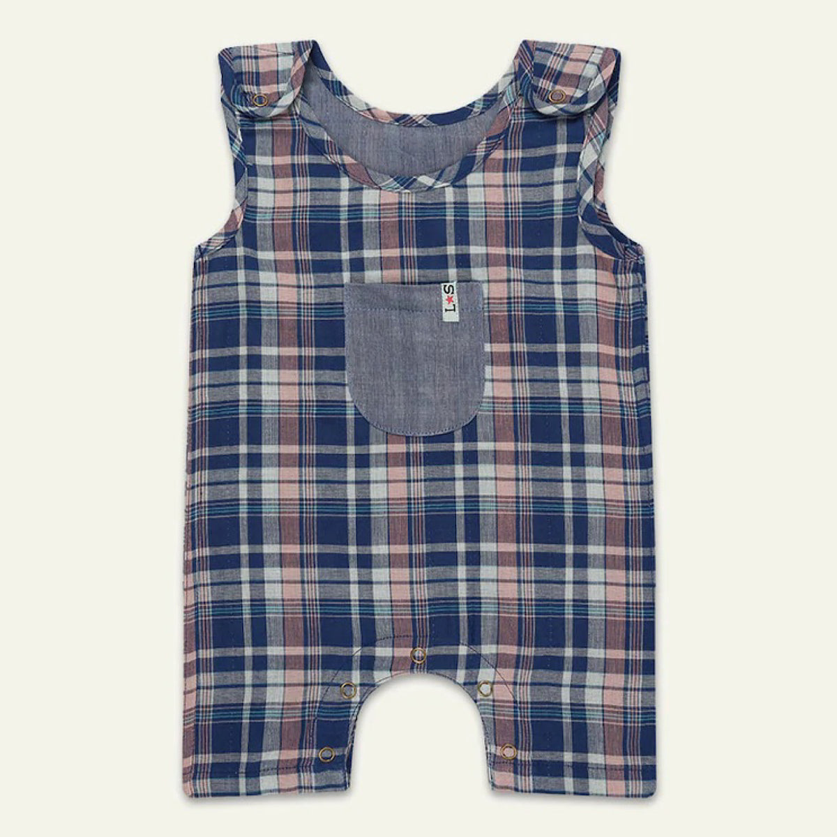 Check Shortie Dungaree, Reversible