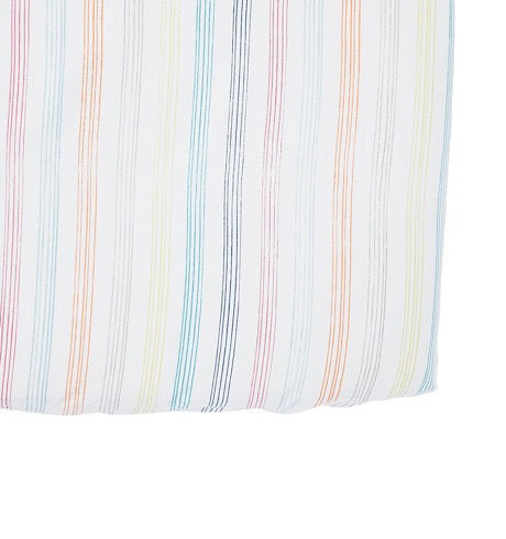 Rainbow Stripe Crib Sheet
