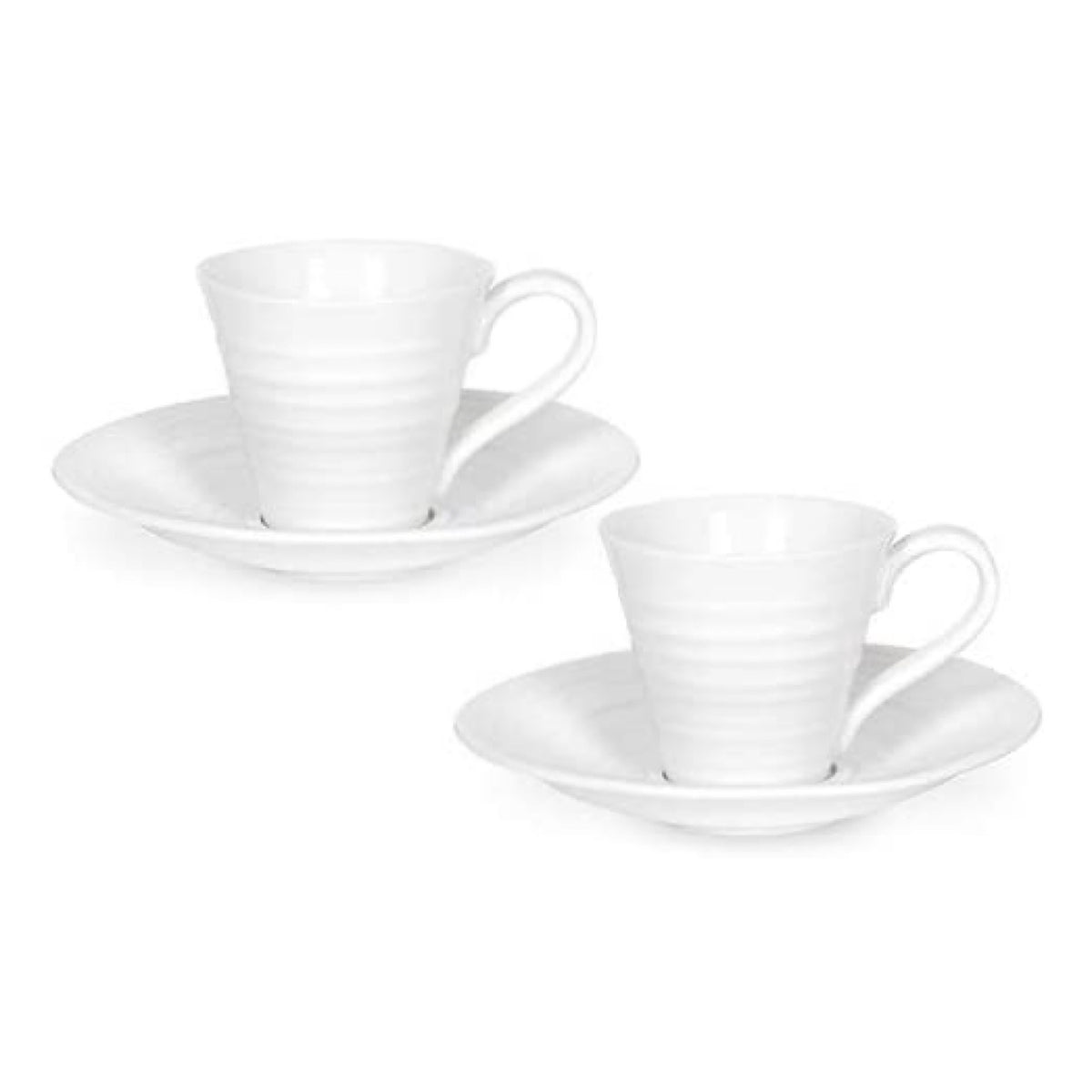Sophie Conran Espresso Cups with Saucers, Set of 2