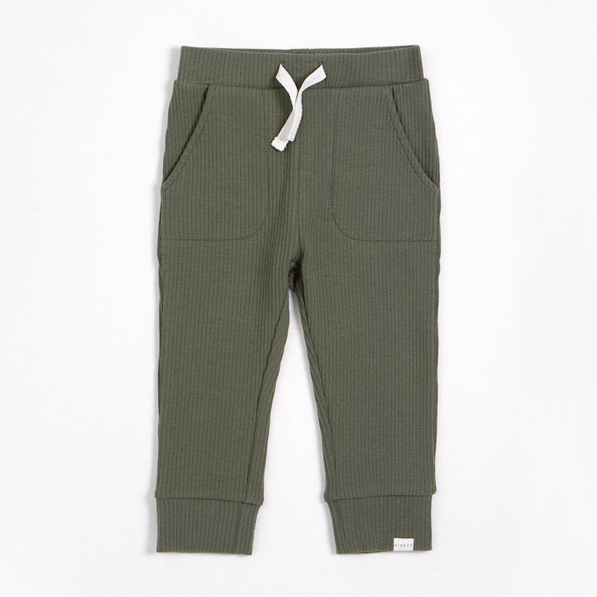 Ribbed Joggers, Olive