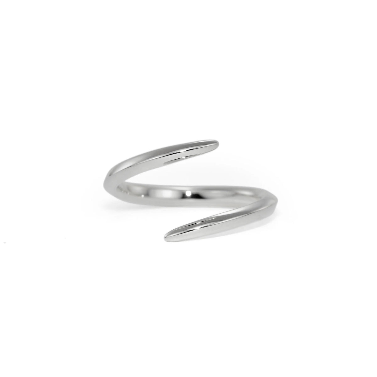Iris Small Silver Wrap Ring
