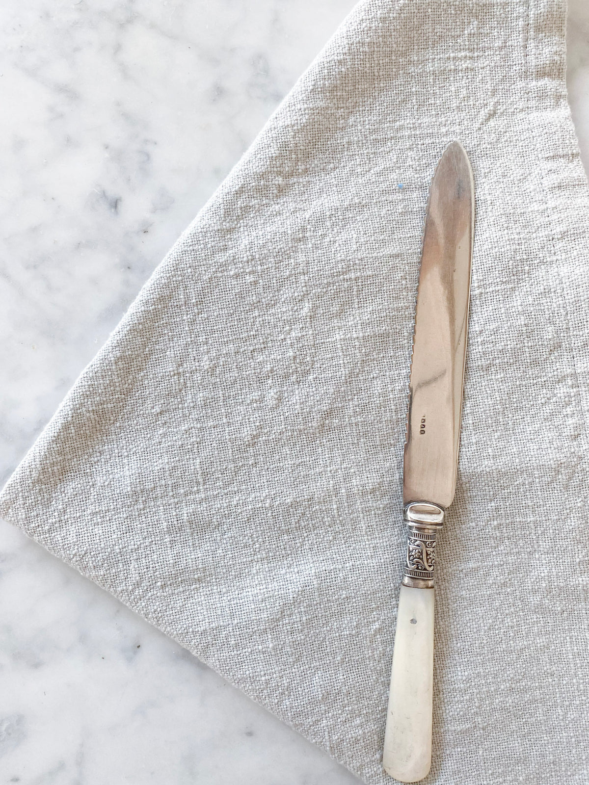Antique Mother of Pearl Cake/Bread Knife