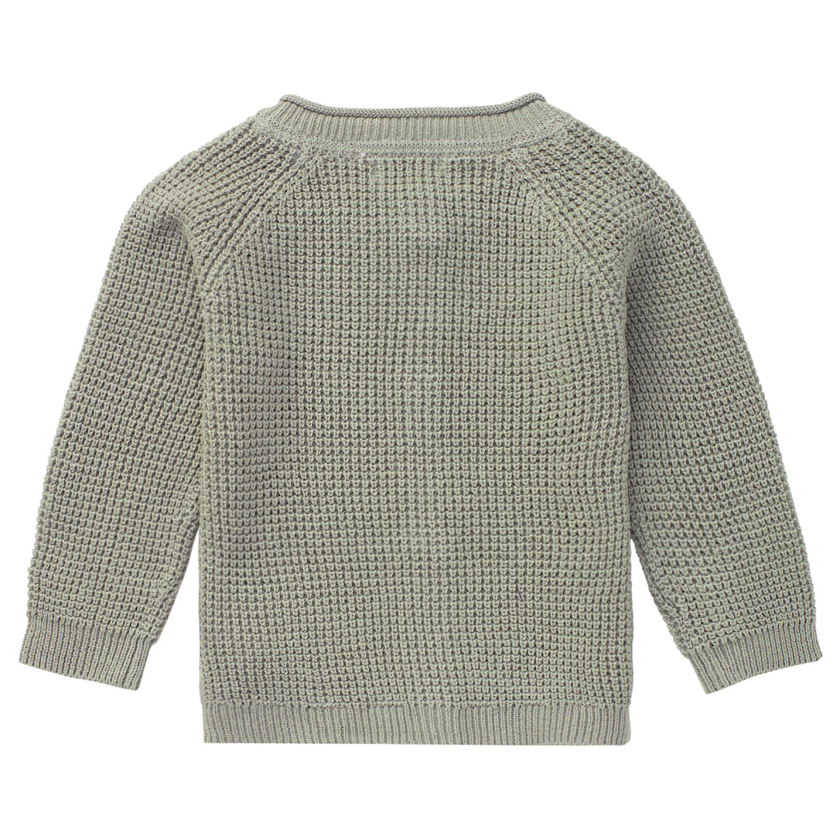 Cotton Knit Cardigan, Mineral Grey