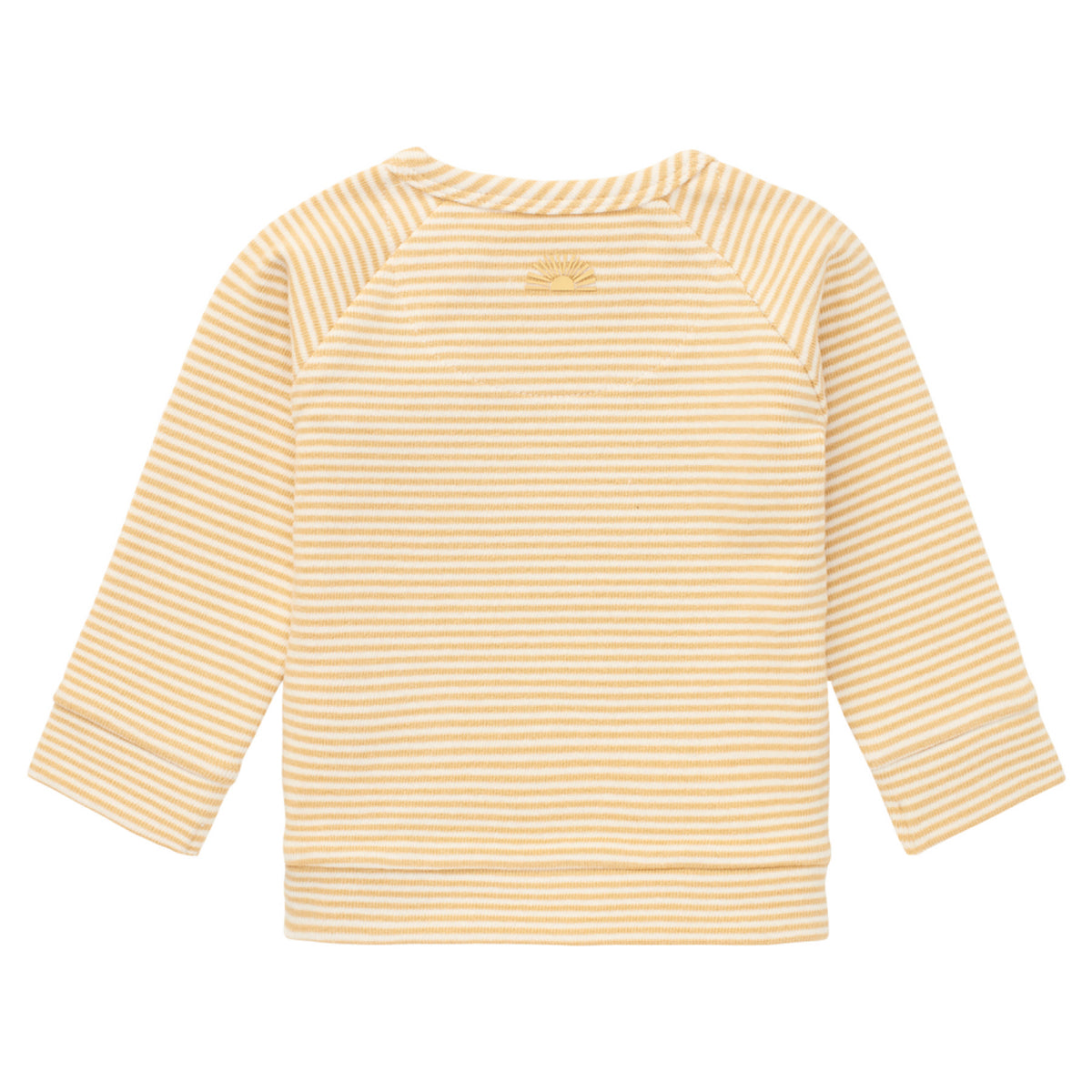 Yellow Striped Cotton Sweatshirt