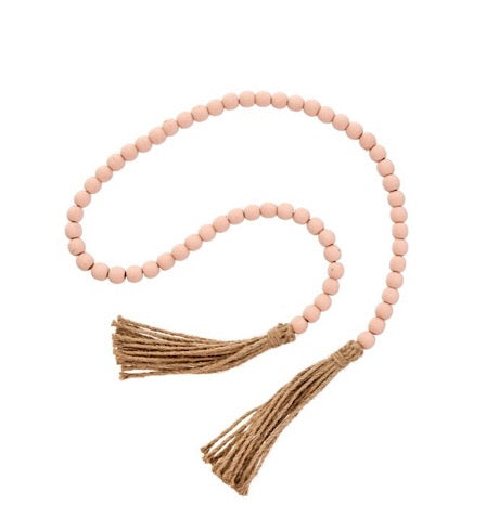 Tassel Prayer Beads, Pink