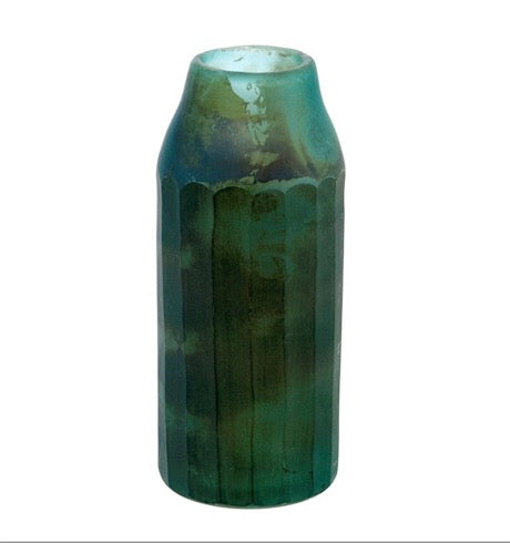 Turquoise Mara Matte Vase