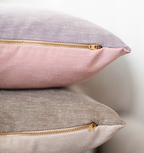 Colour Block Pink Pillow