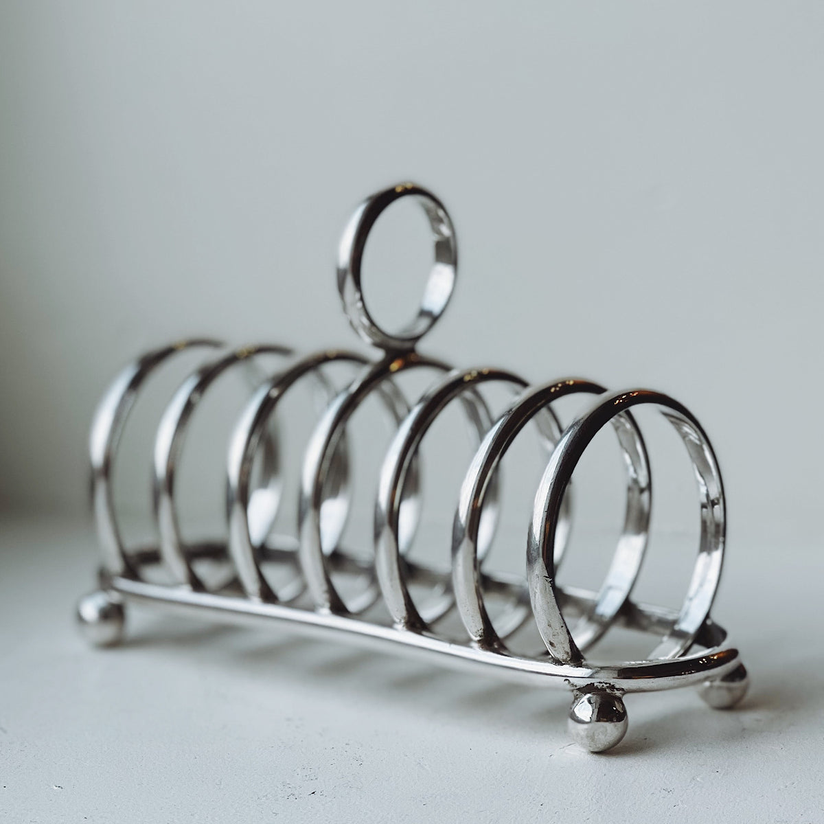 Antique Silver Plate Toast Rack