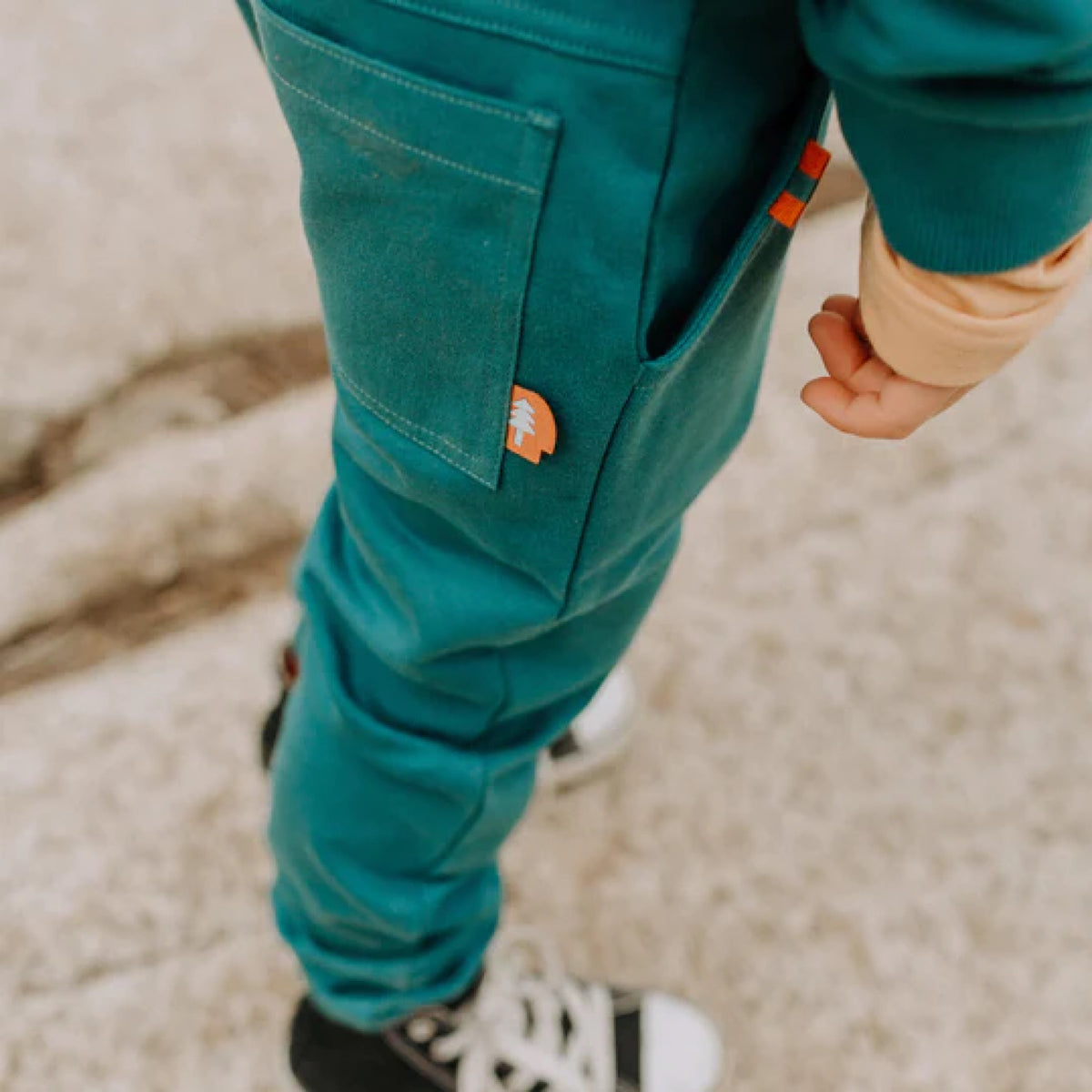 Green French Terry Joggers