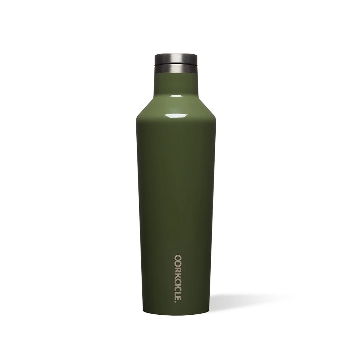 Gloss Olive Canteen, 16oz
