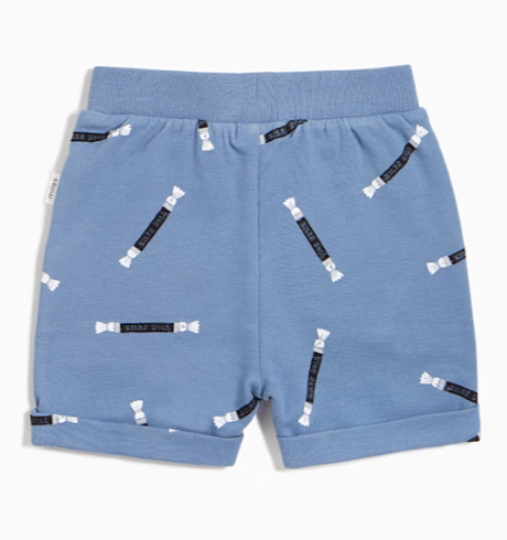 Candy Sky Shorts with Miles Roll Print