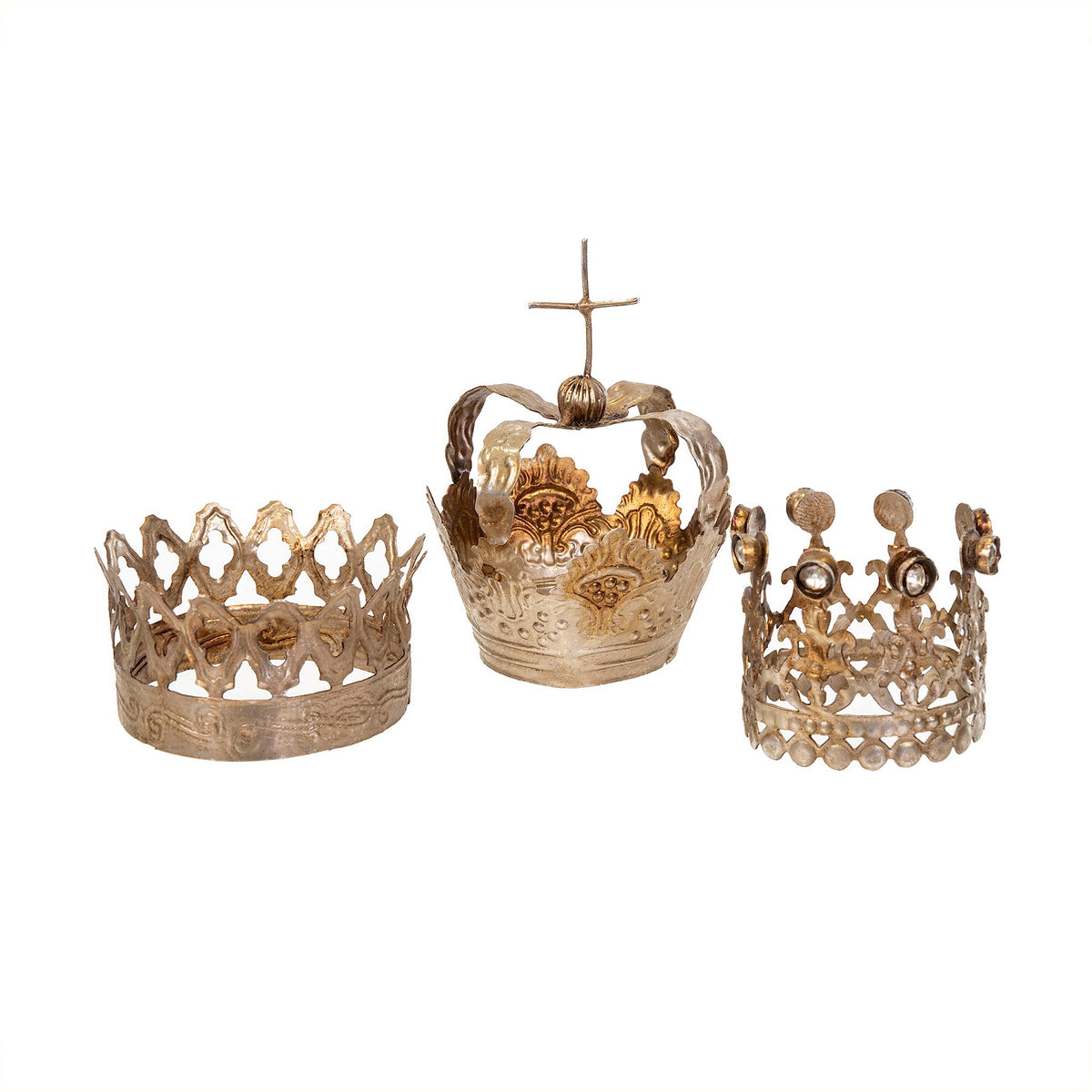 Vintage Mini Crowns, Silver