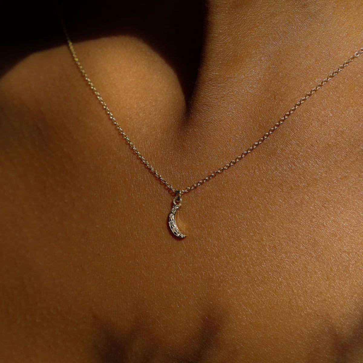 Luna Necklace, 14K