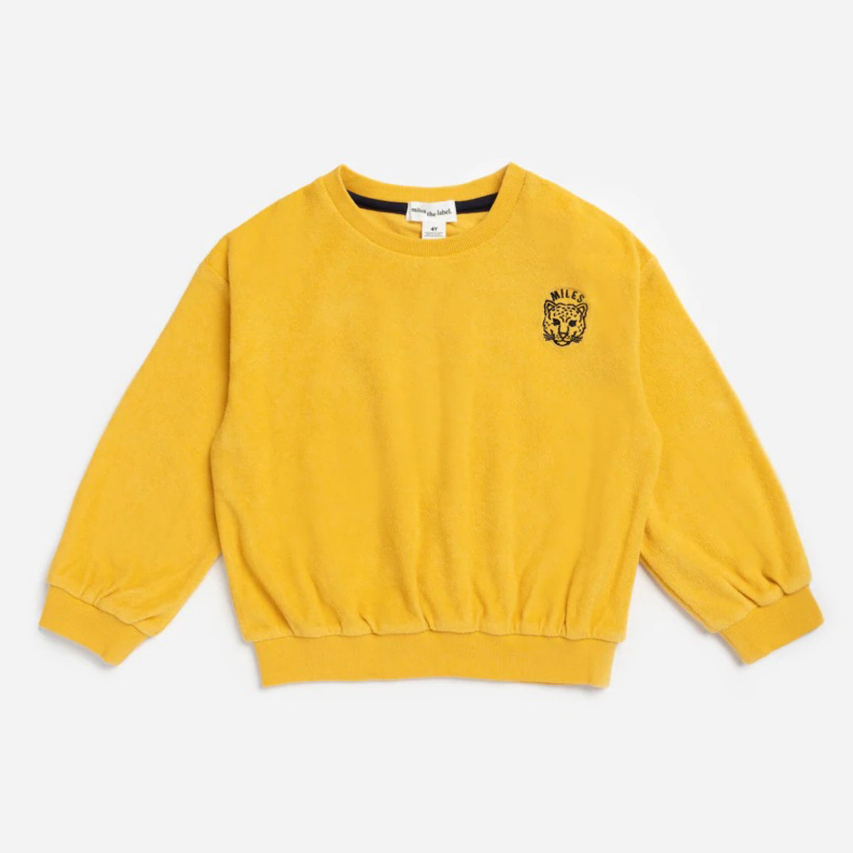 Cool Cats Yellow Terrycloth Sweatshirt
