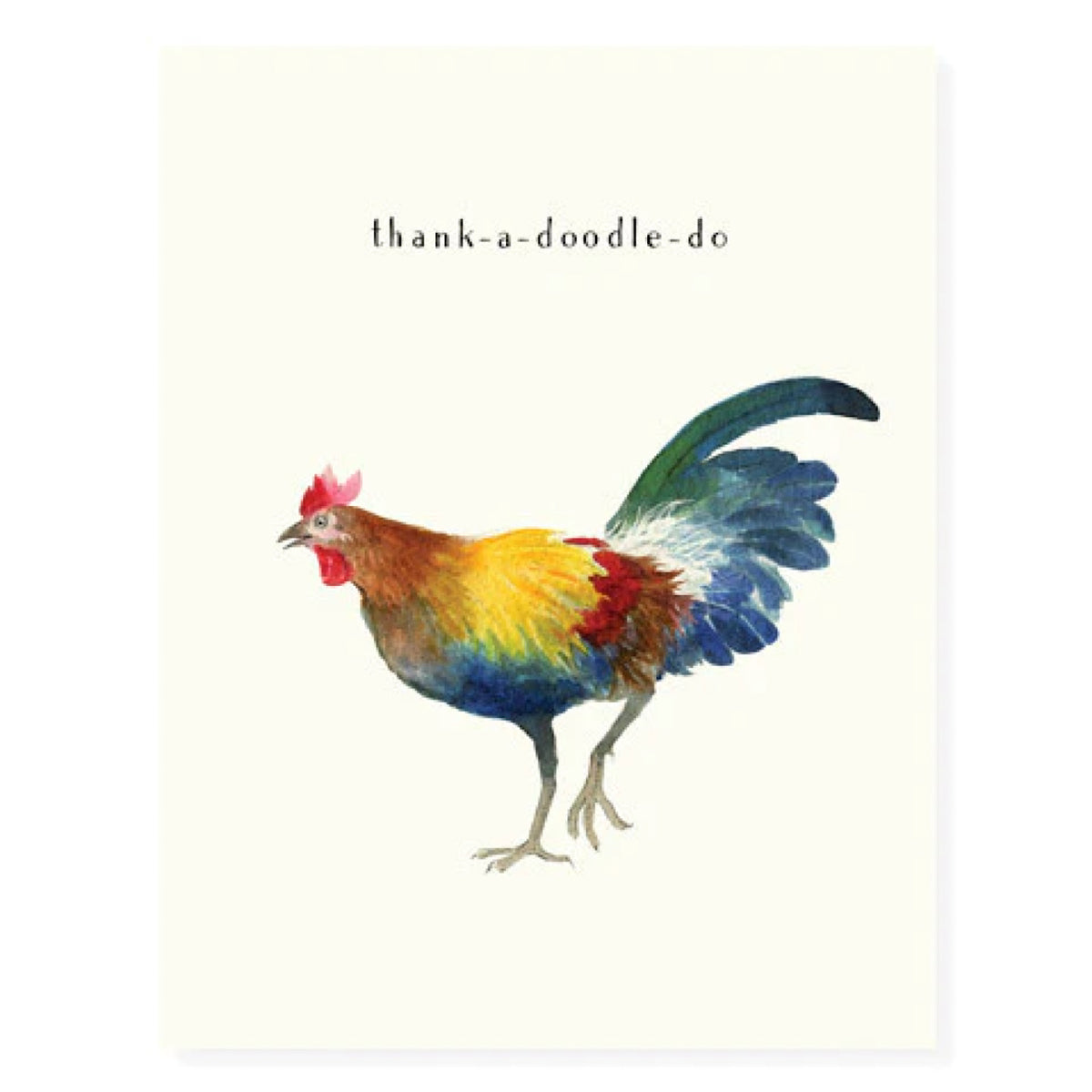 Italian Rooster Thank You Card