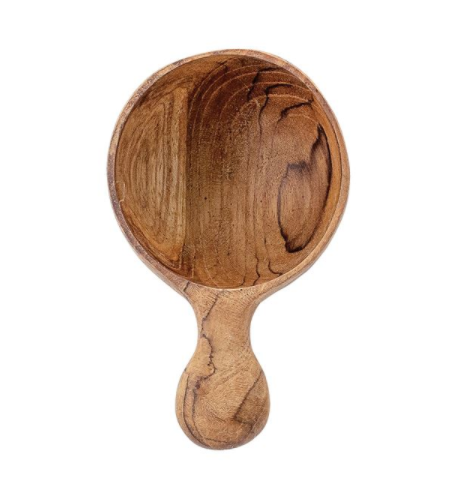 3&quot; Hand Carved Teak Wood Spoon/Scoop