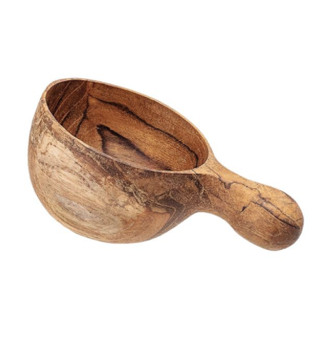 3&quot; Hand Carved Teak Wood Spoon/Scoop